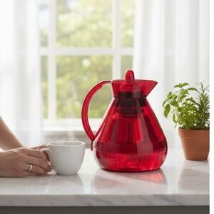 Alfi Red Thermal Carafe Lovegrove Brown London Made in Germany Vacuum Pitcher